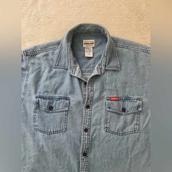Vintage 90s denim button up shirt! - Picture 3 of 5